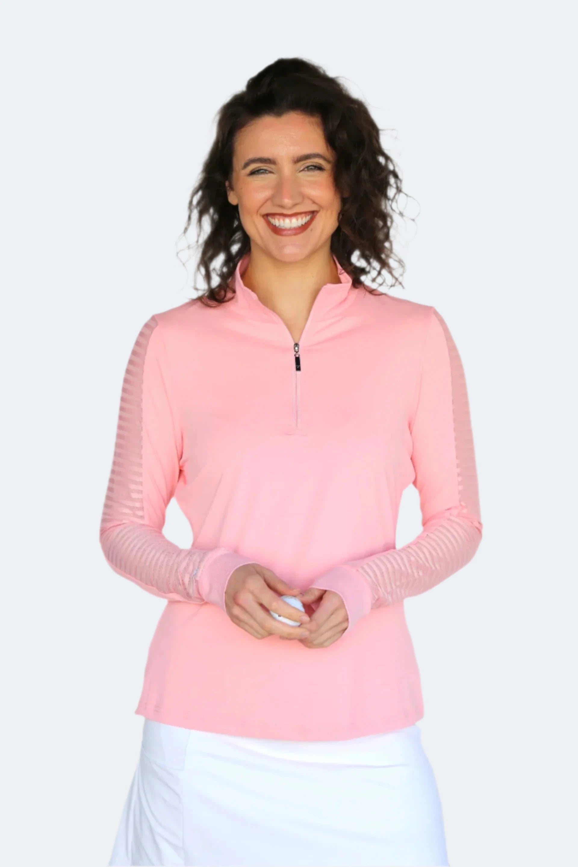 Famara Kick pleat skort - Grapefruit main image 0