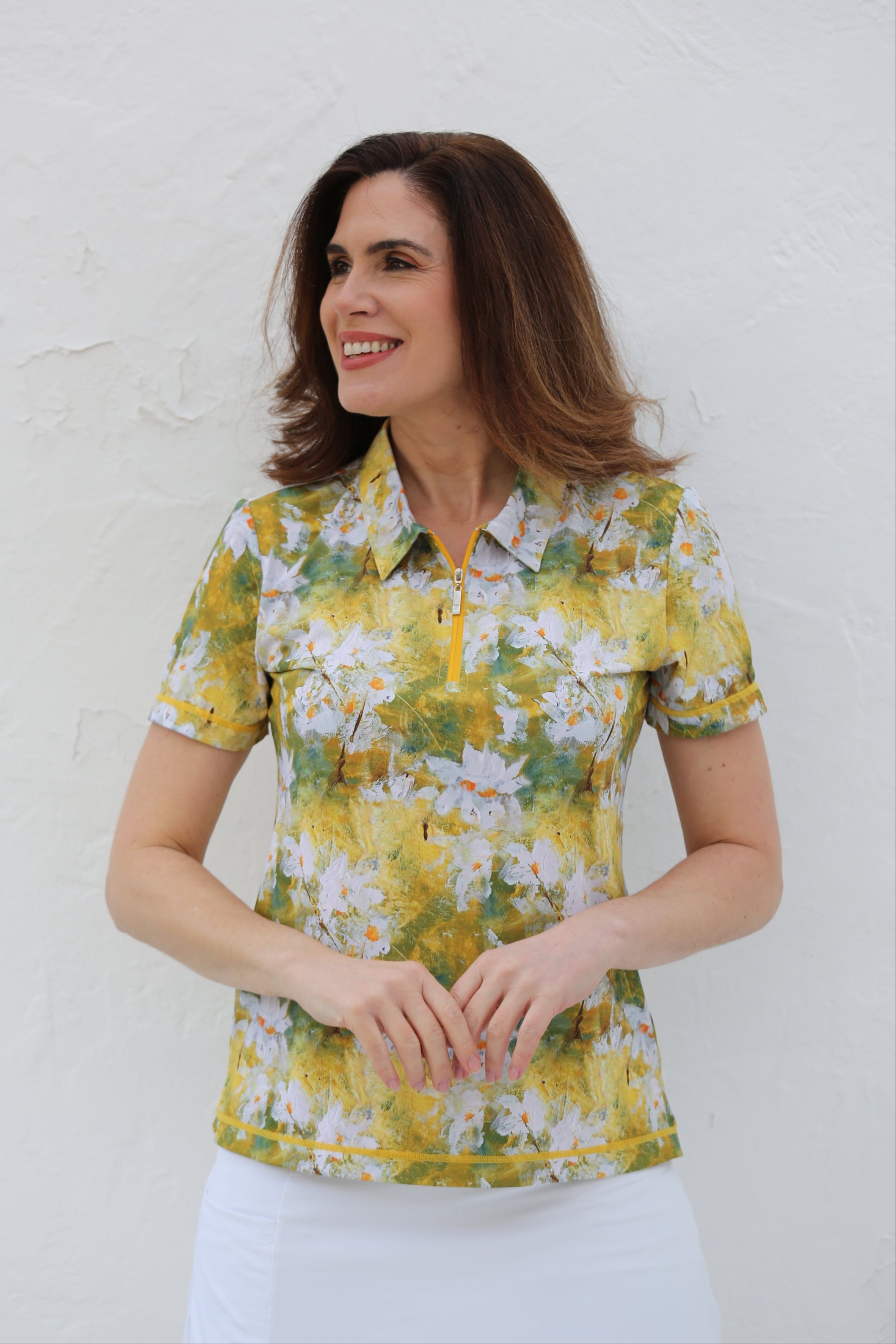 Daisies Polo Tshirt