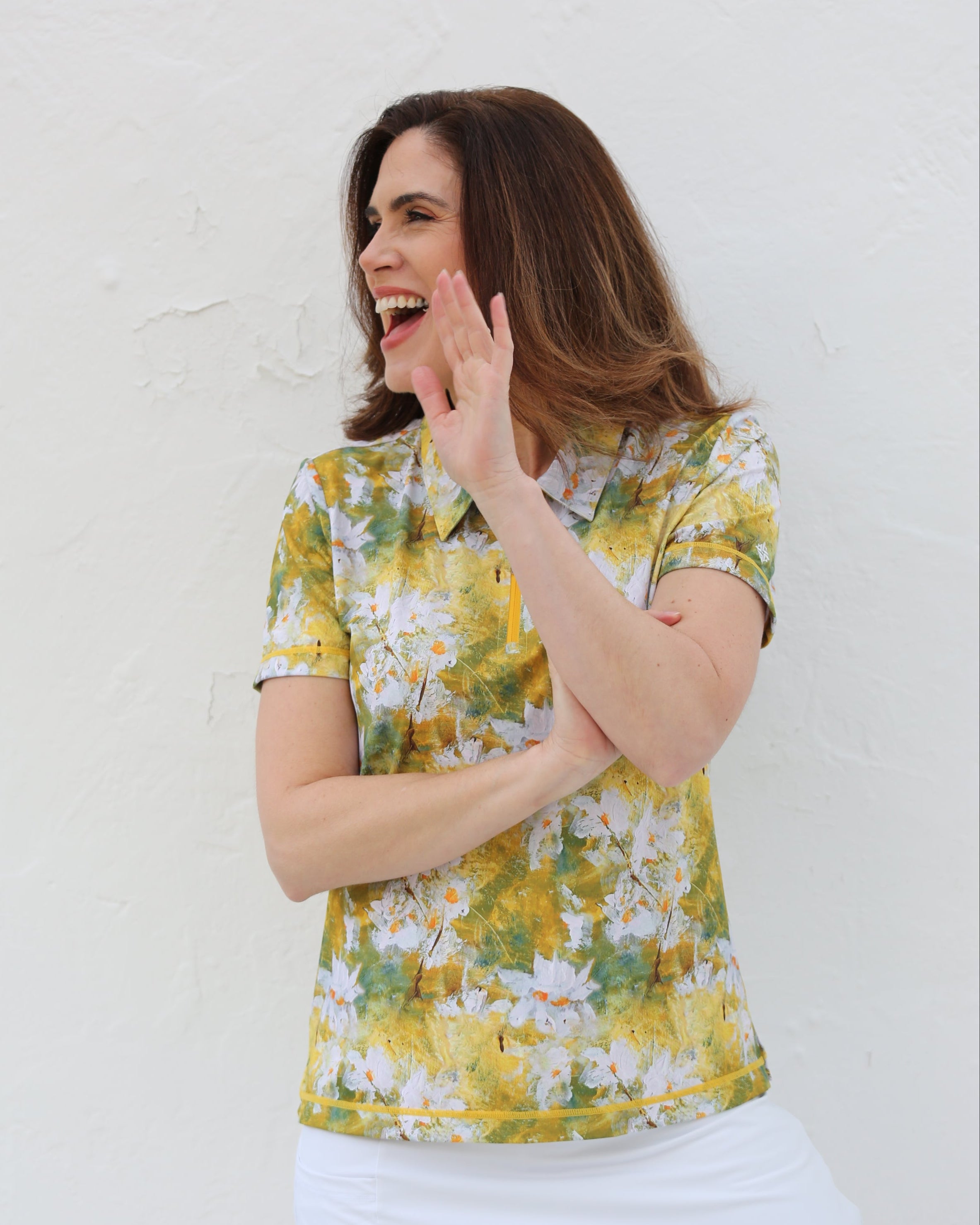Daisies Polo Tshirt
