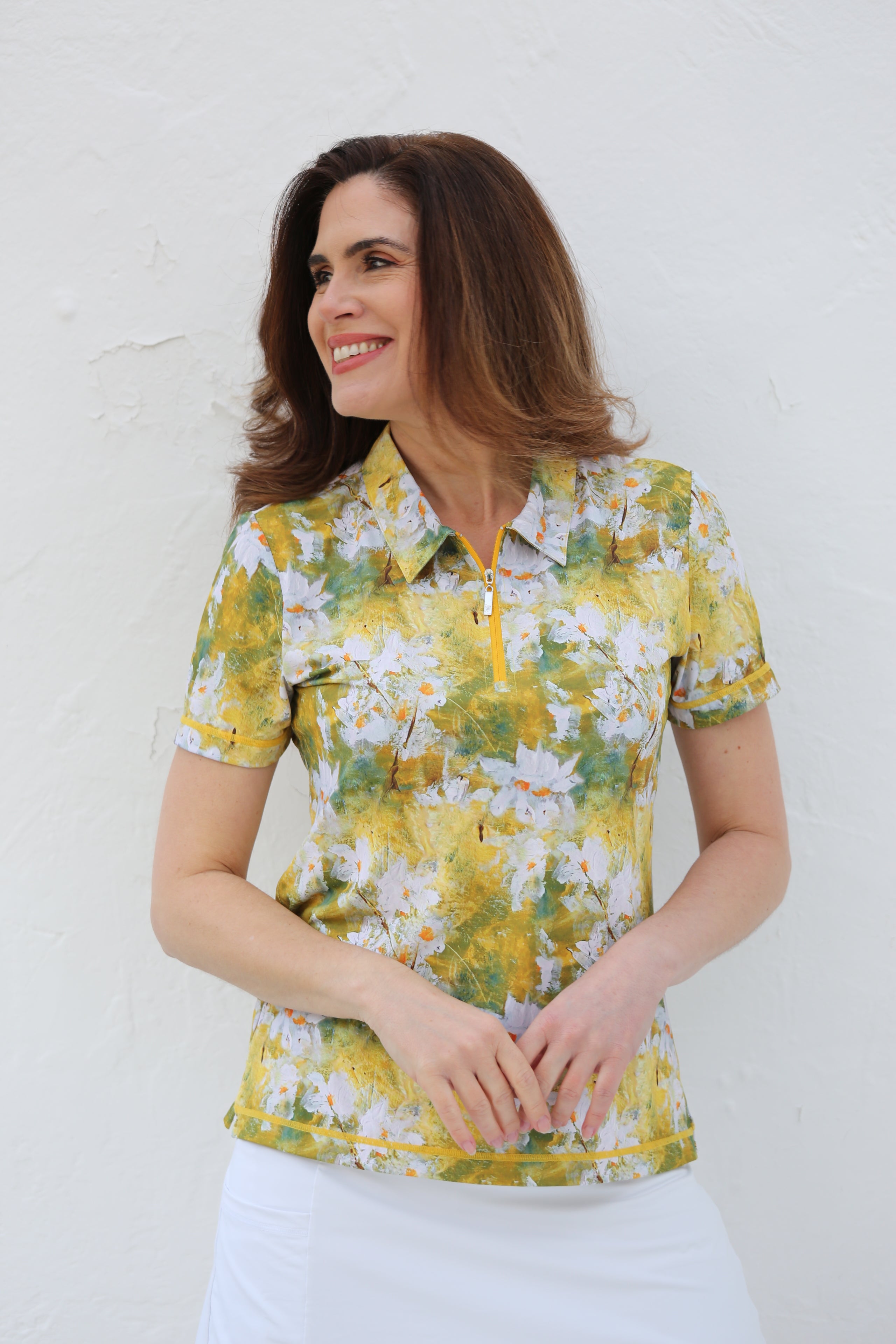 Daisies Polo Tshirt