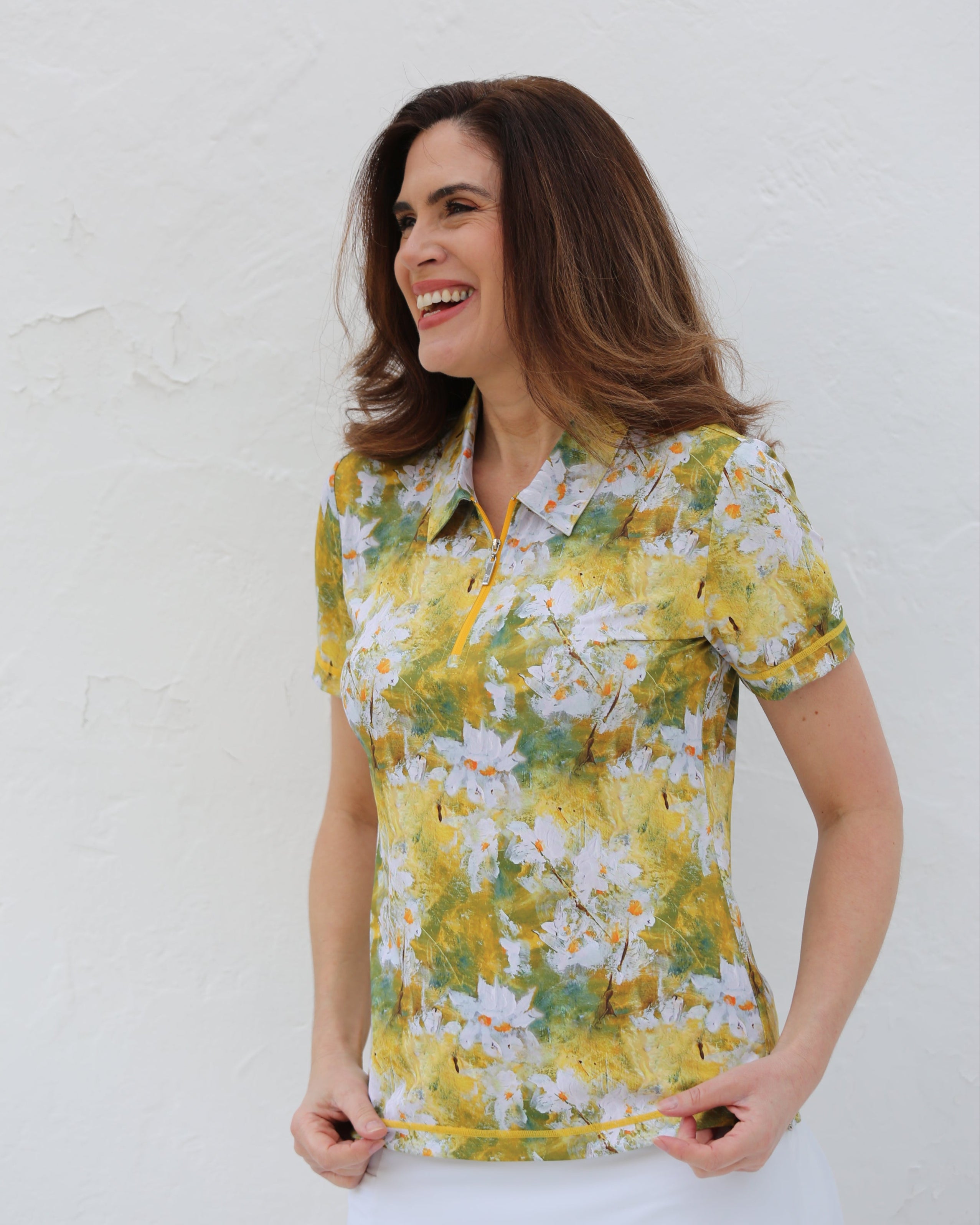 Daisies Polo Tshirt