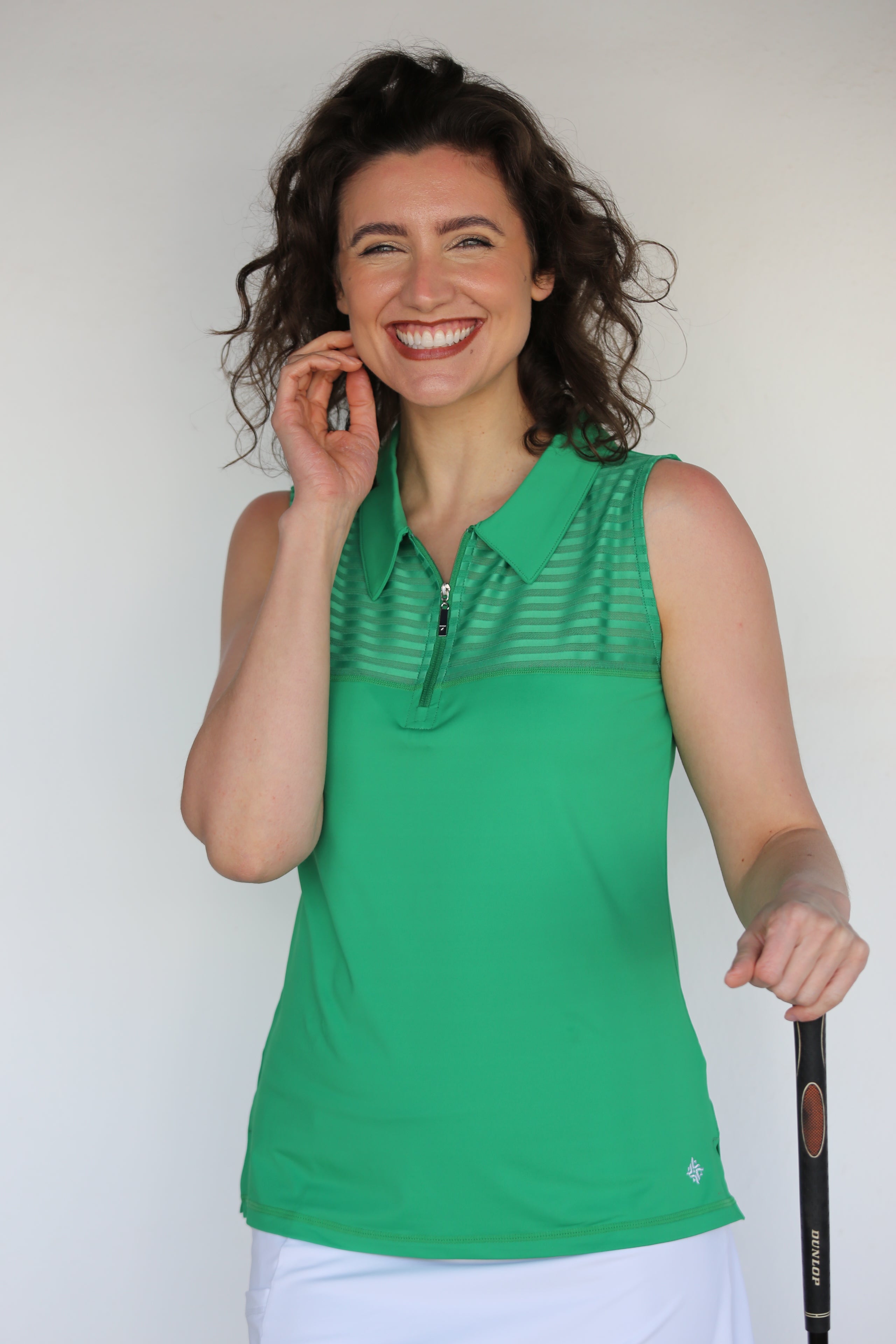 Emerald_sheer_sleeve_shirt