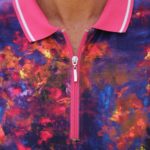 Sleeveless Golf Polo Shirt Flamenco