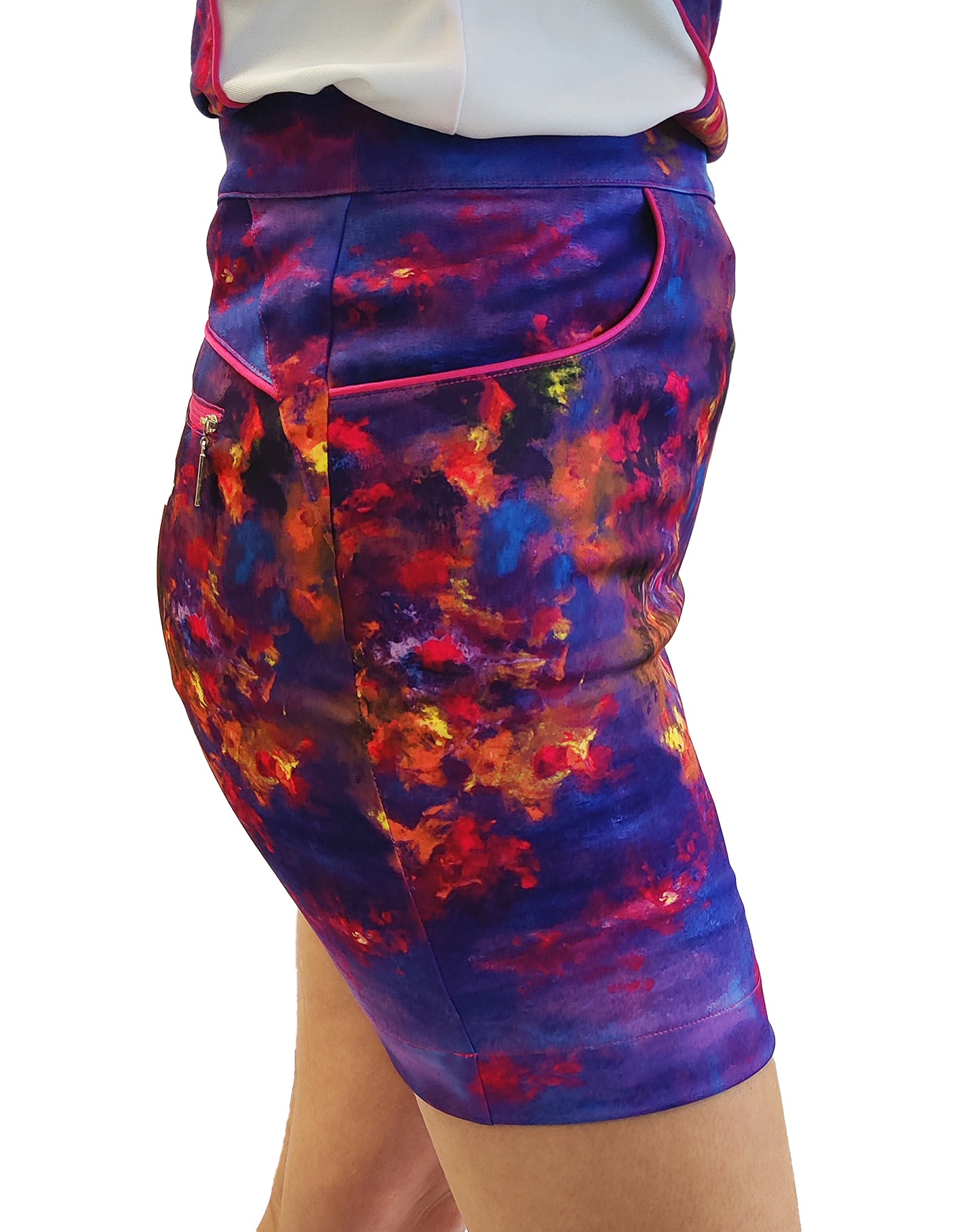 Women's Straight Golf Skirt 18" - Flamenco
