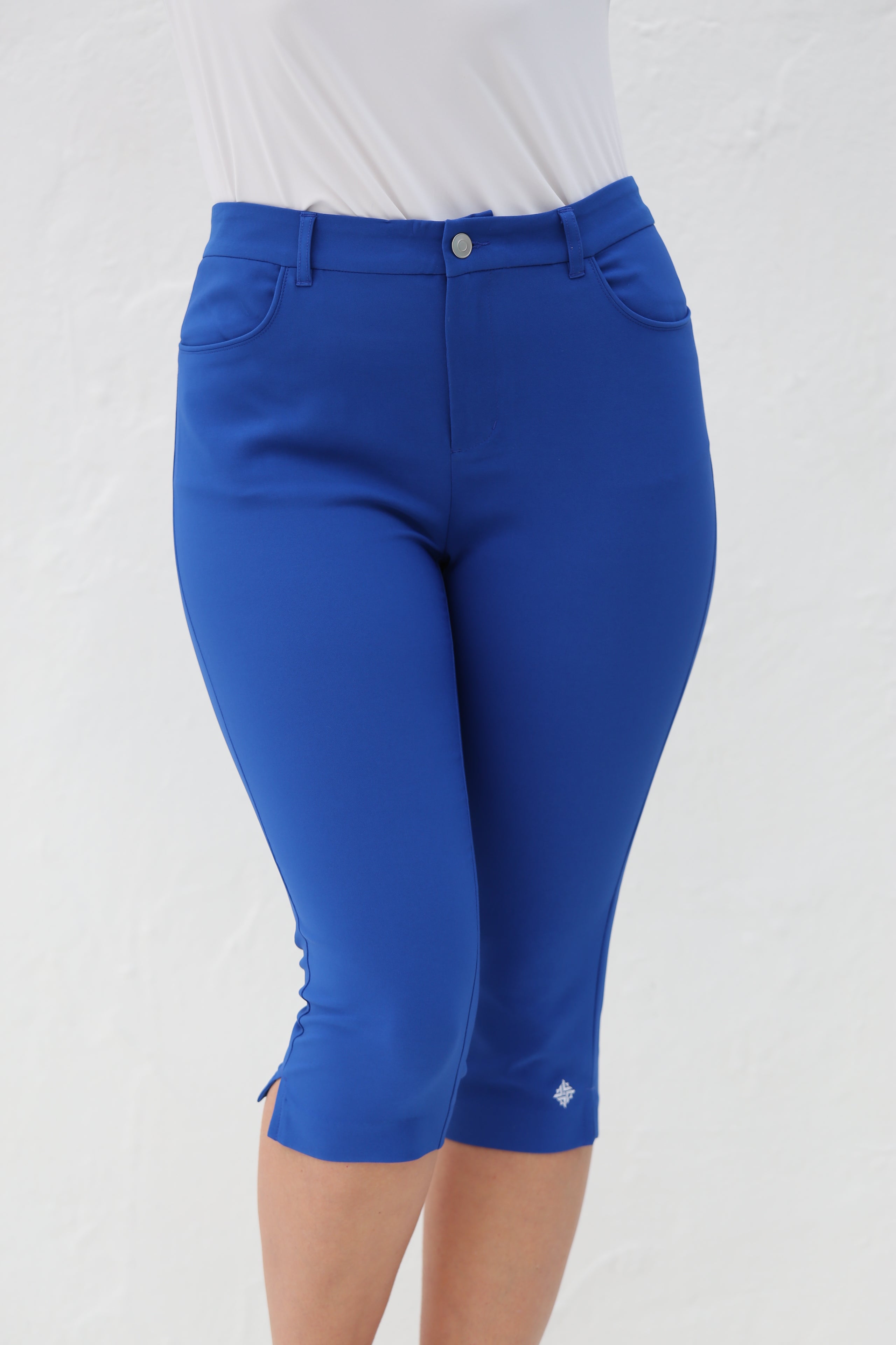 Women's Golf Pedal Pushers - Cobalt