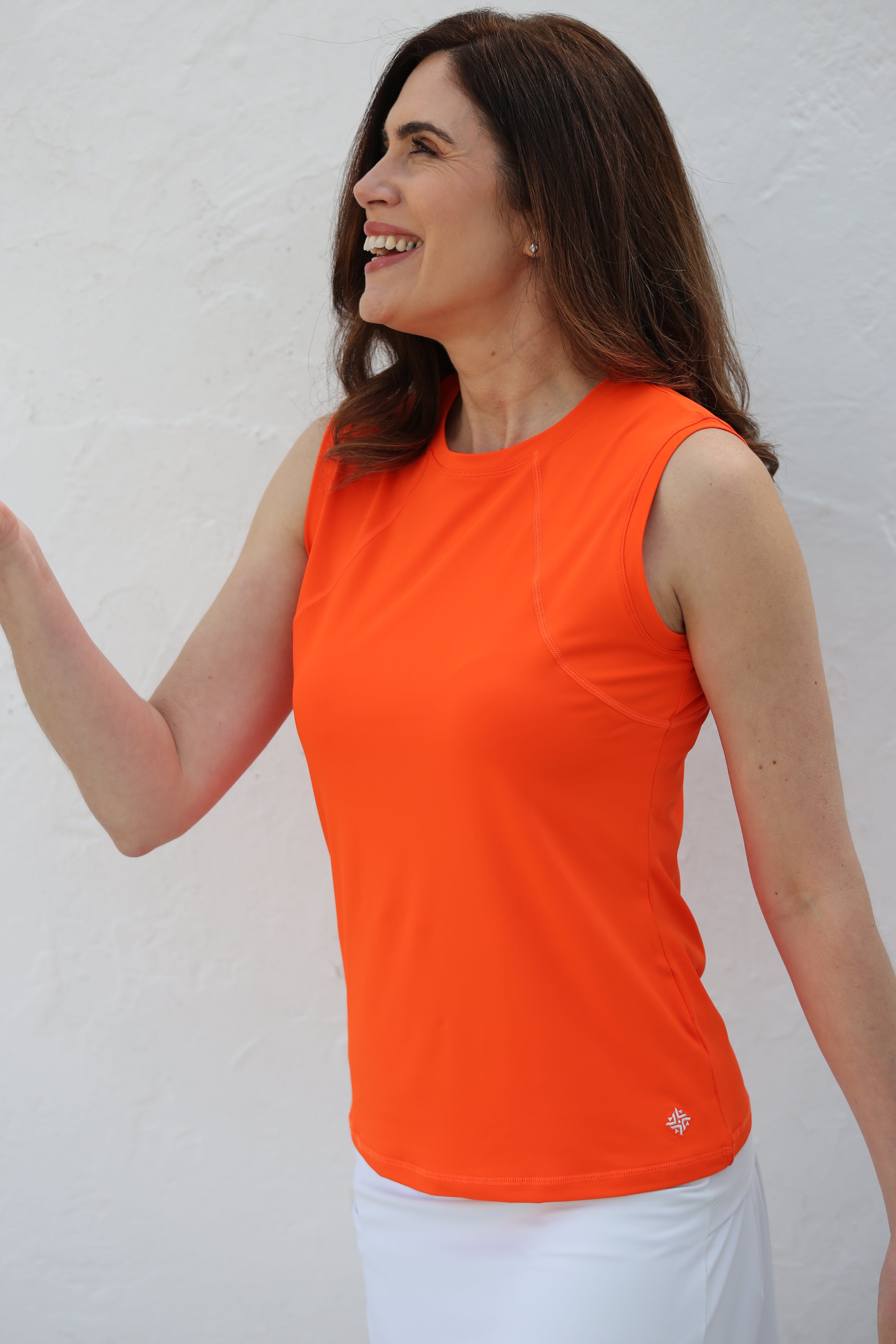 Tangerine tank top
