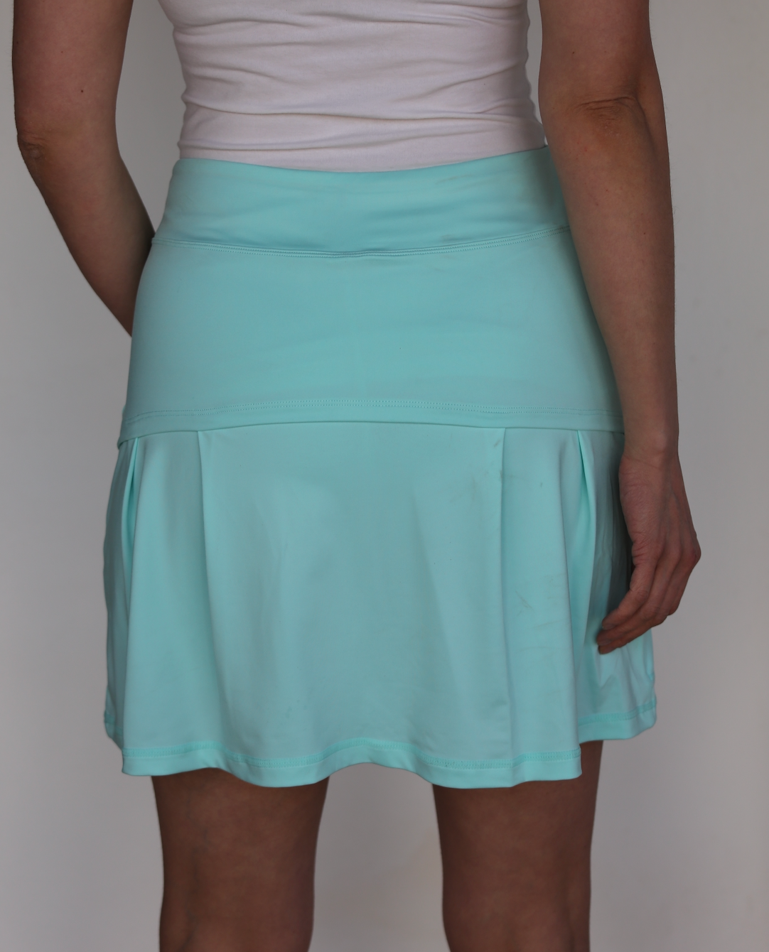 Women's Kick Pleat Golf Skort - Aqua
