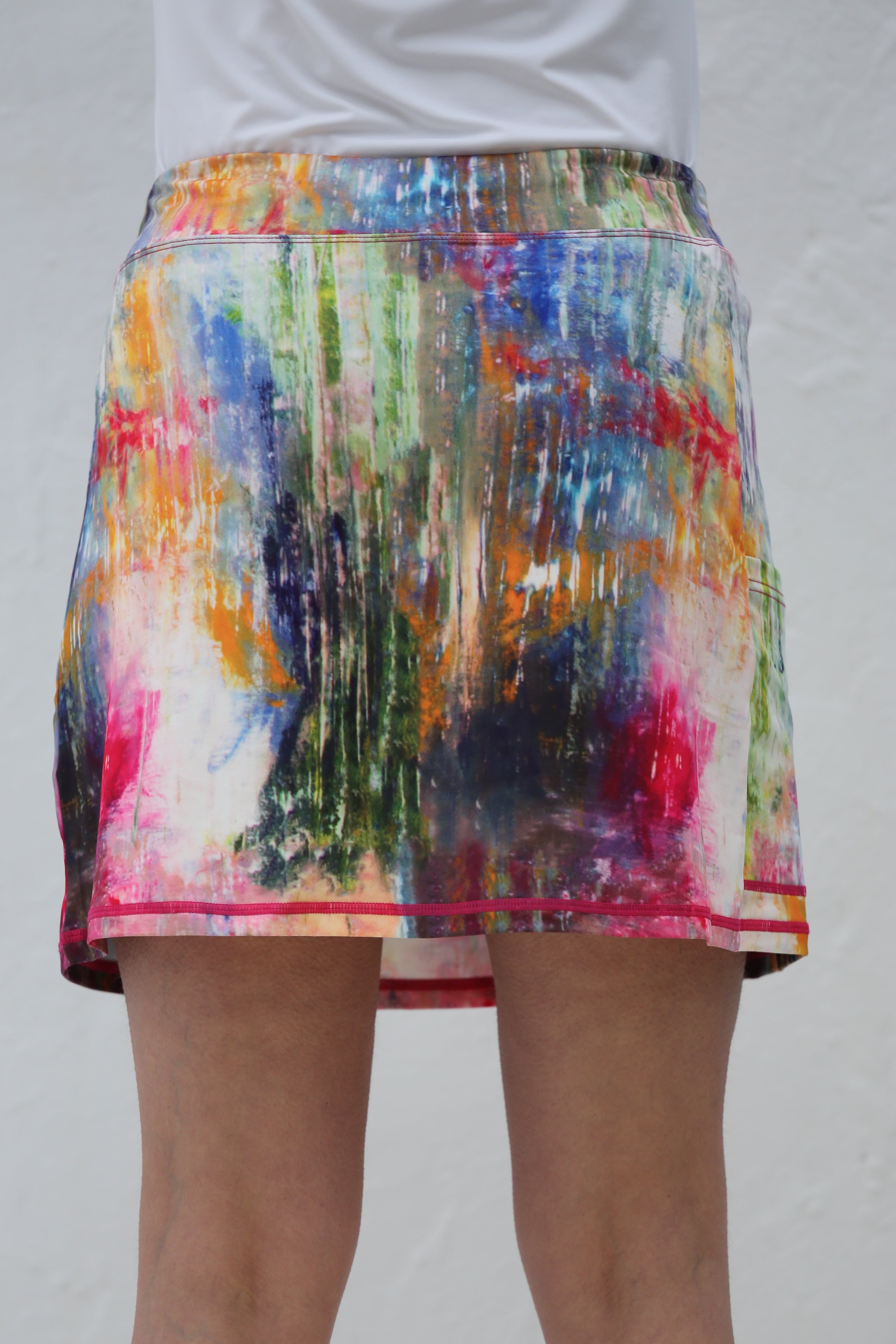 A-Line Art Golf Skort Monet4