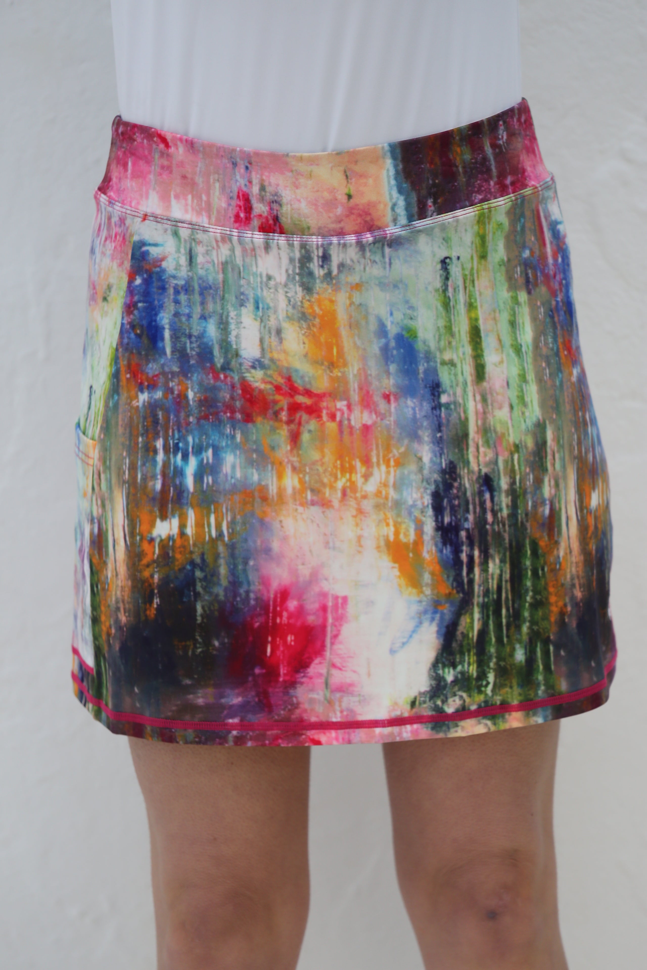 A-Line Art Golf Skort Monet