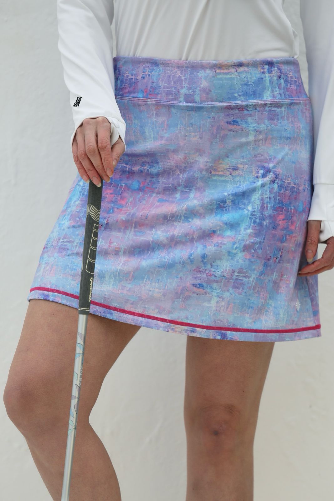 A-Line Art Golf Skort Fragments