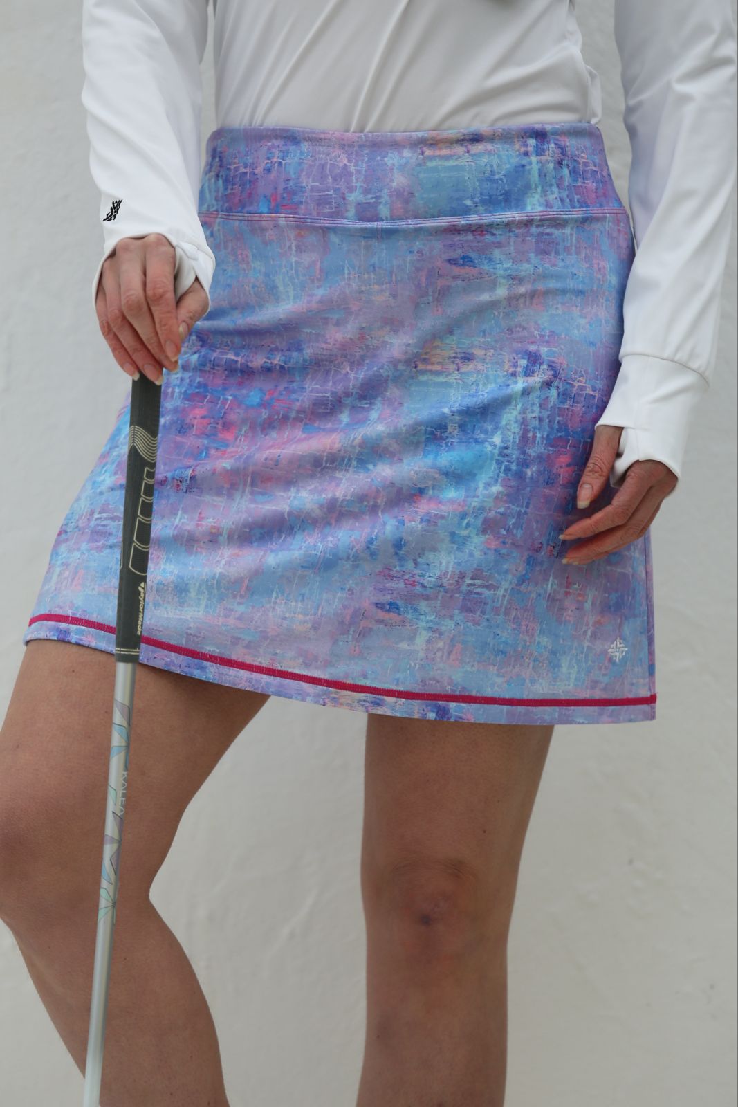 A-Line Art Golf Skort Fragments