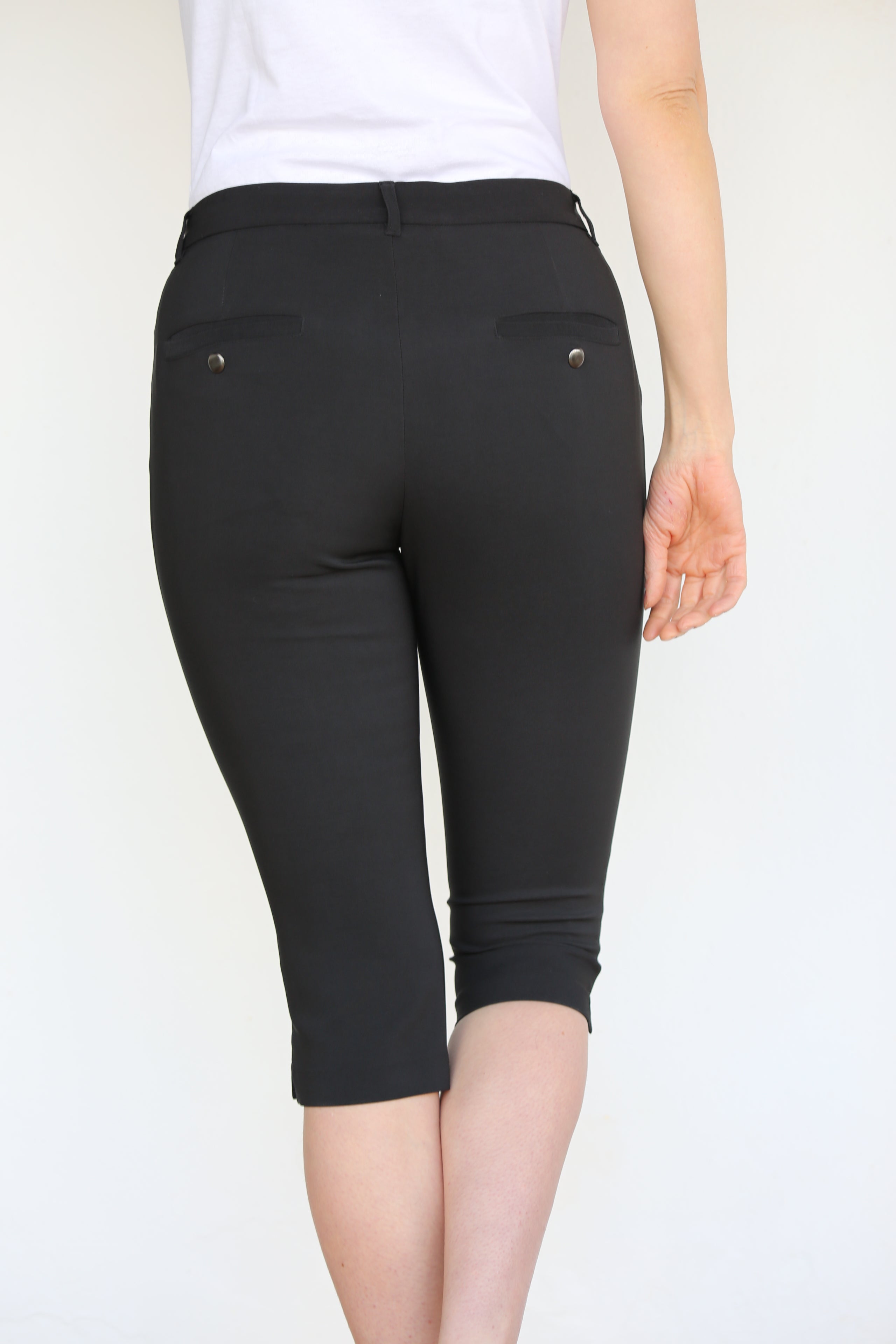 Golf Pedal Pushers Black