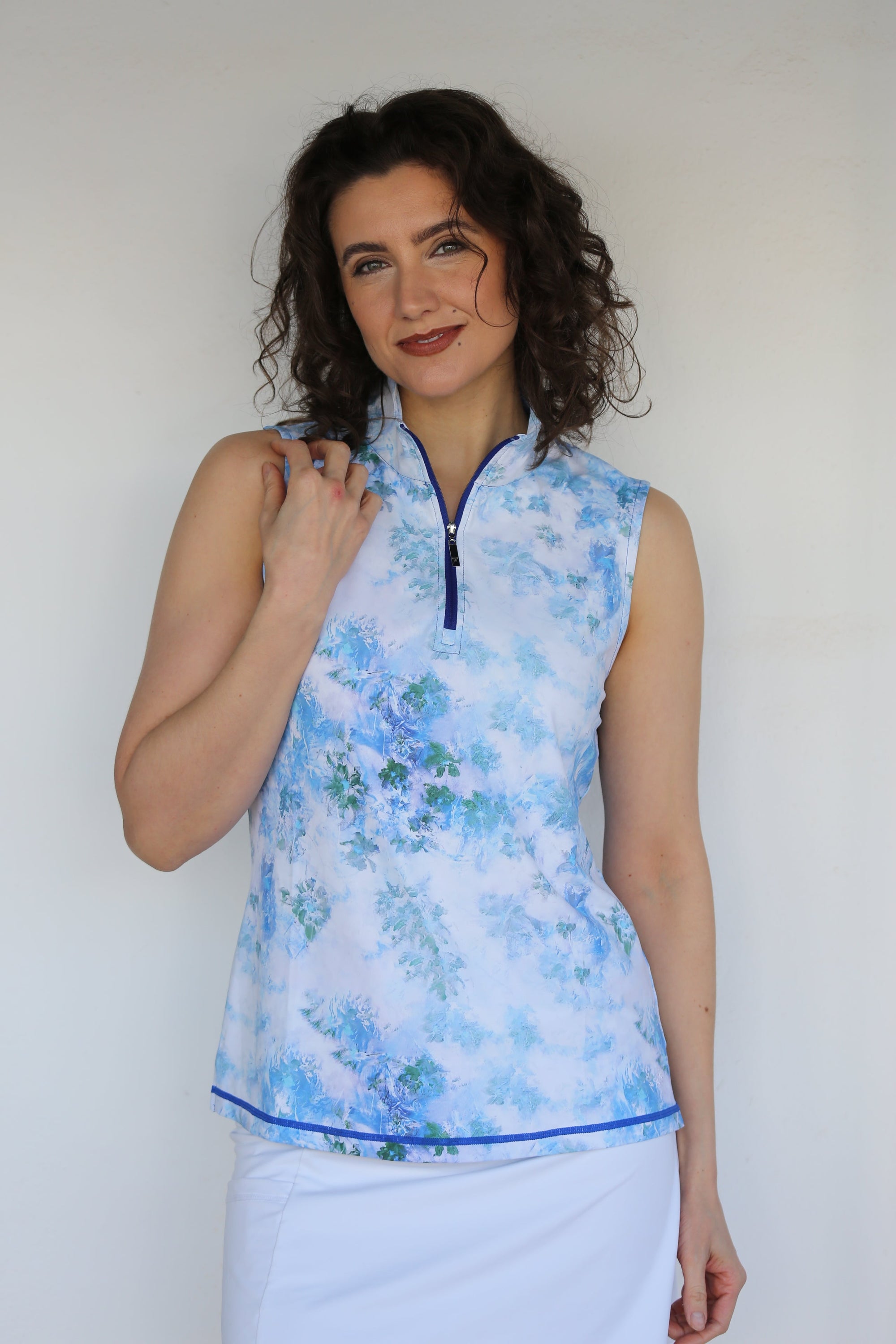 Sleeveless Mock Golf Shirt Emeris