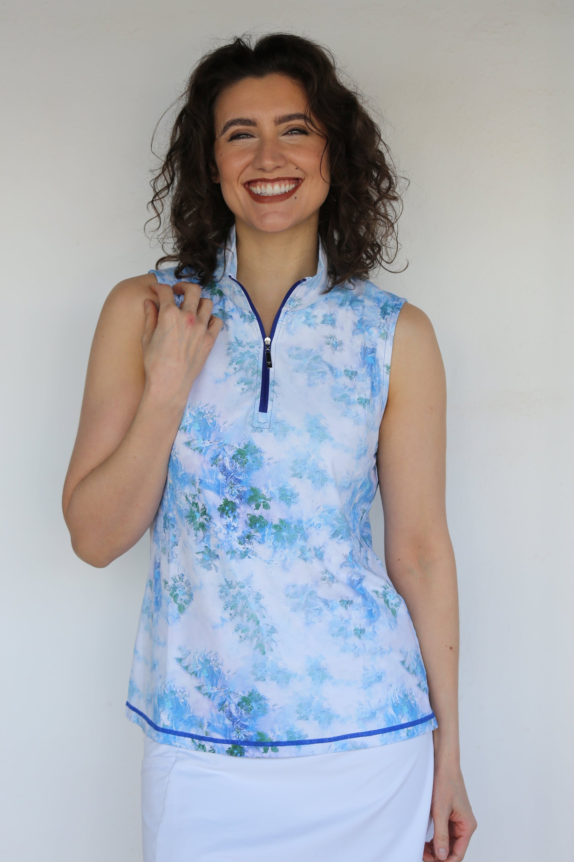 Sleeveless Mock Golf Shirt Emeris