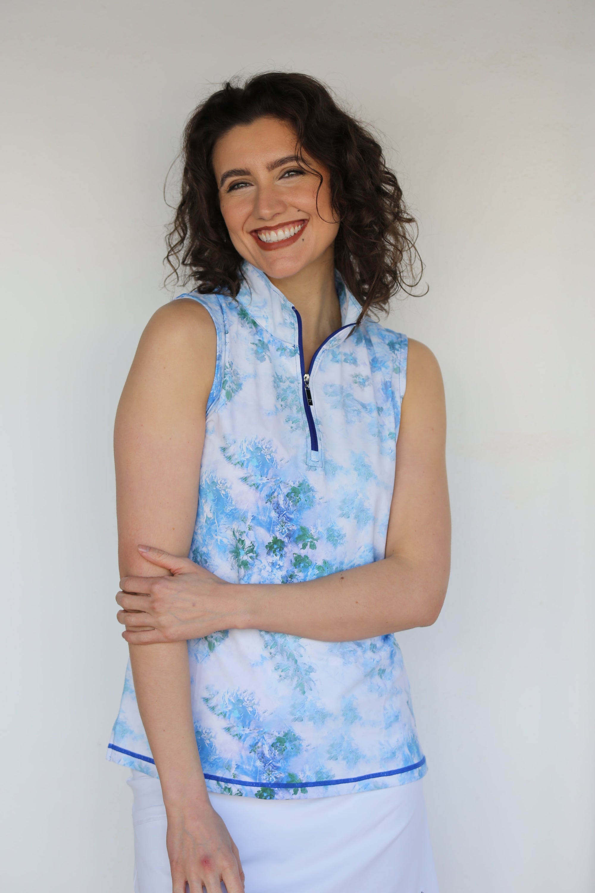 Sleeveless Mock Golf Shirt Emeris