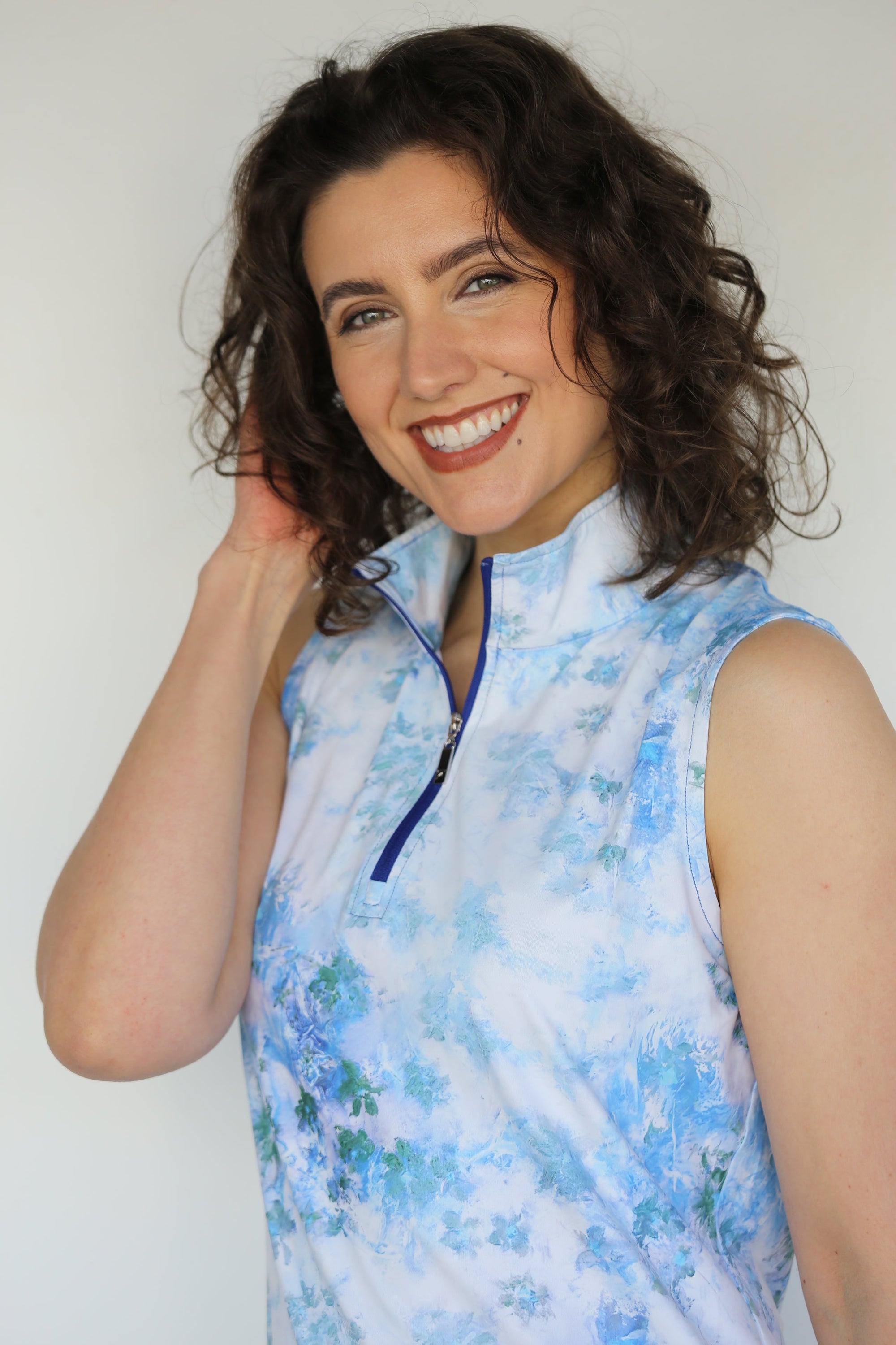 Sleeveless Mock Golf Shirt Emeris