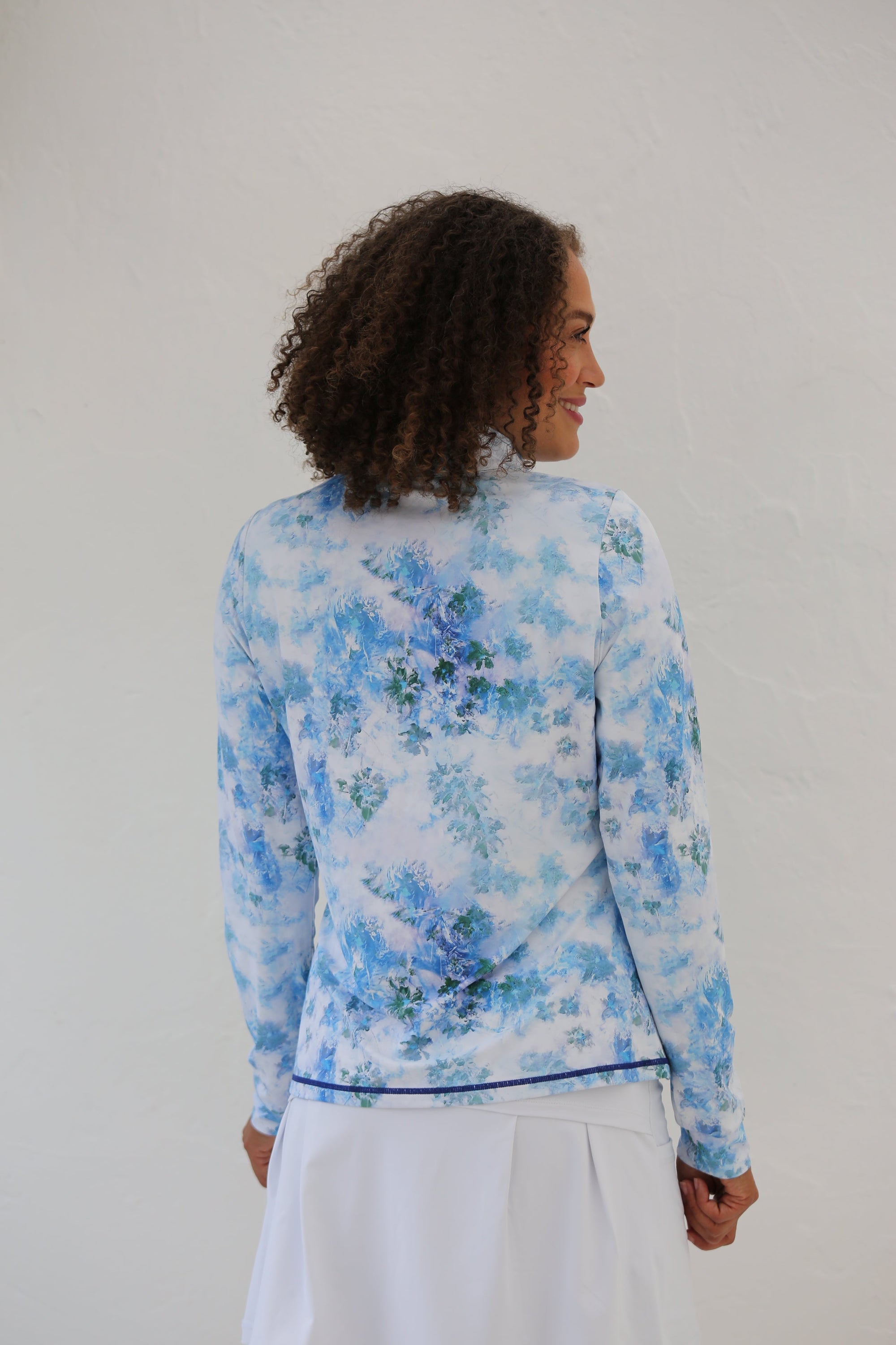 Long Sleeve Mid Layer Golf Shirt Emeris