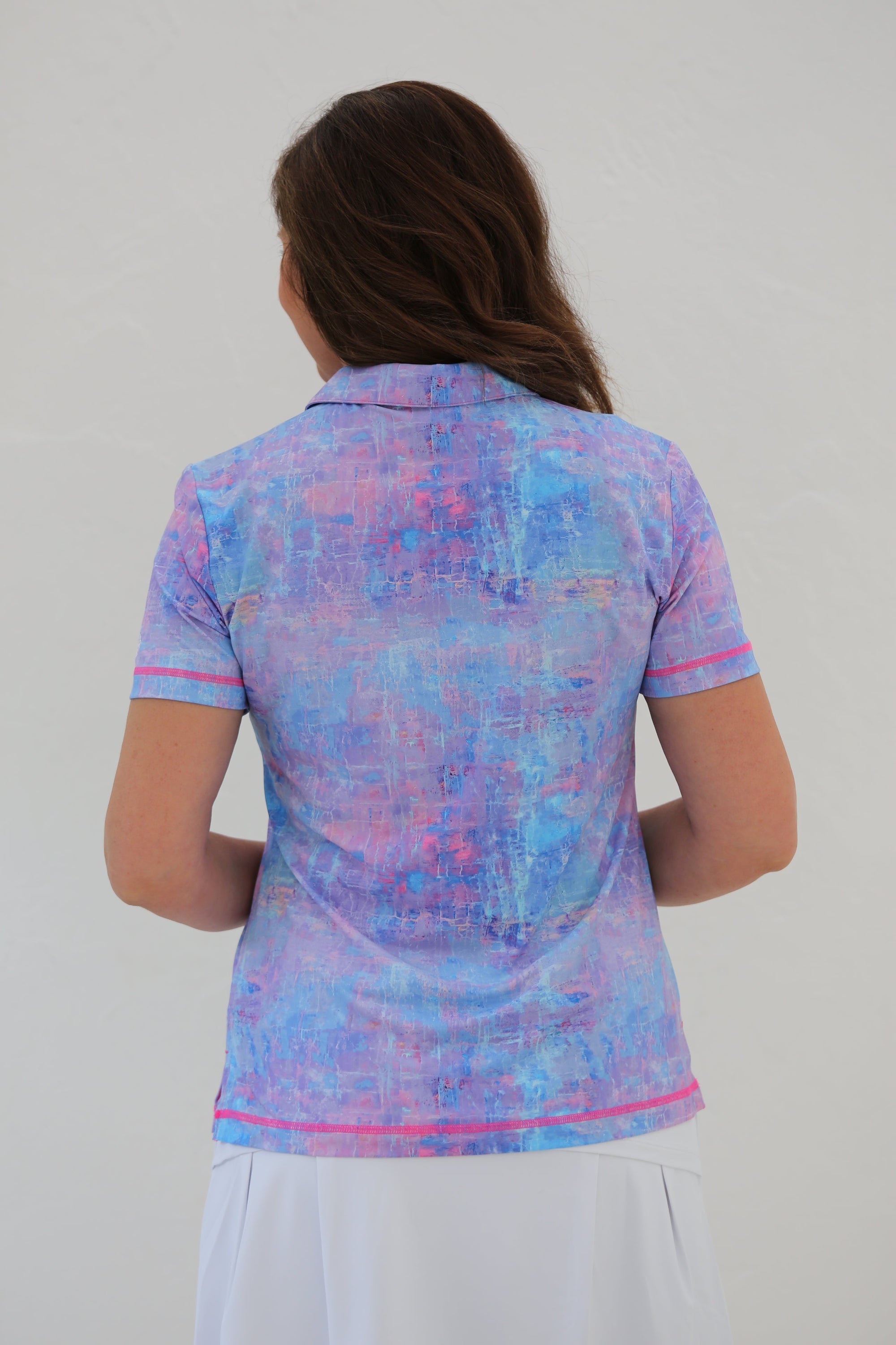 Short Sleeve Golf Polo Shirt Fragments