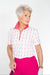 Women's Short Sleeve Golf Shirt - Birdies Drive out Breast Cancer