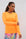 Long Sleeve Performance Sports Tee in Florescent orange 
