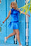 Pleated Golf Dress Blue Lagoon