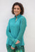 Sheer Long Sleeve Golf Shirt Jade