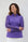 Sheer Long Sleeve Golf Shirt Lavender