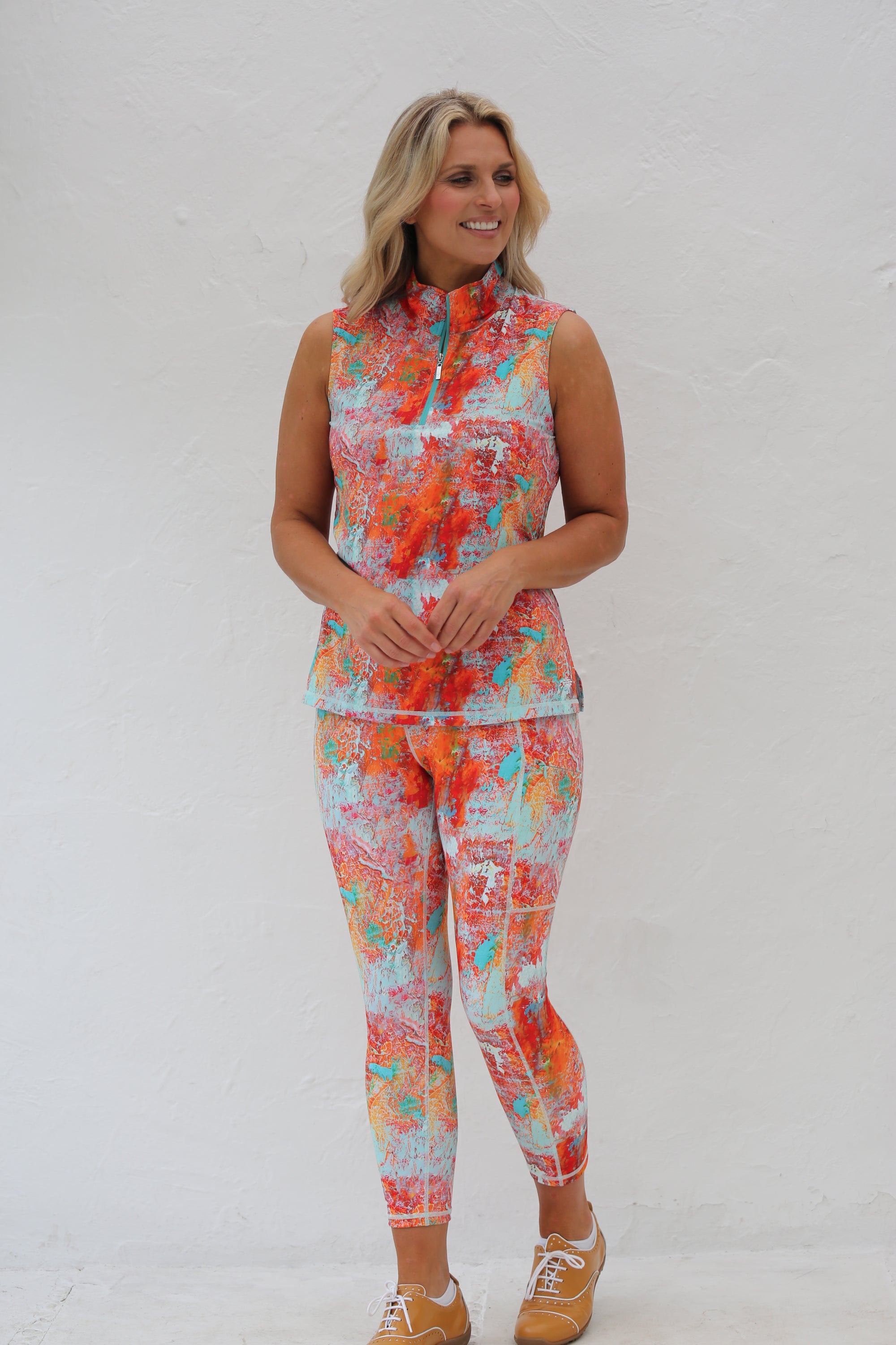 Sleeveless Golf T-shirt Zanzibar